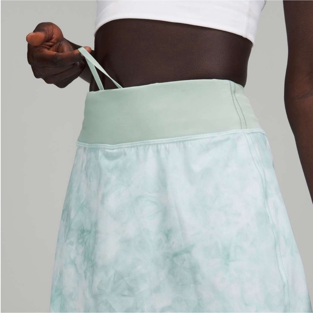 lululemon athletica Mint Tie-Dye A-Line Skirt